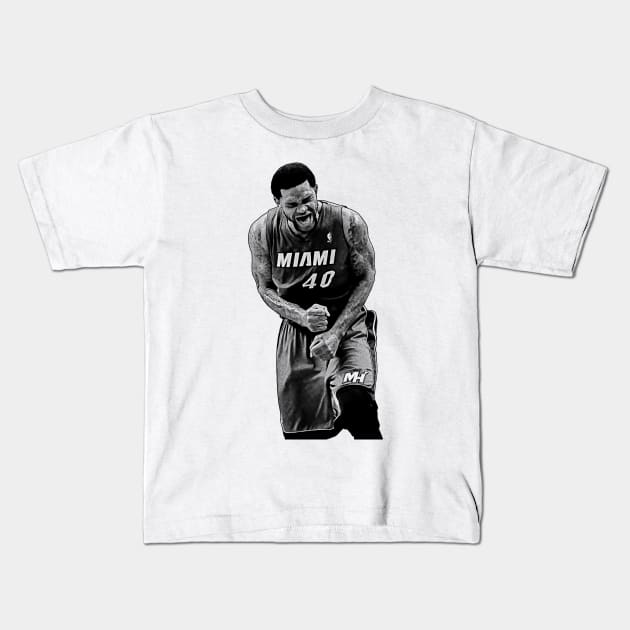 Udonis Haslem Kids T-Shirt by Puaststrol